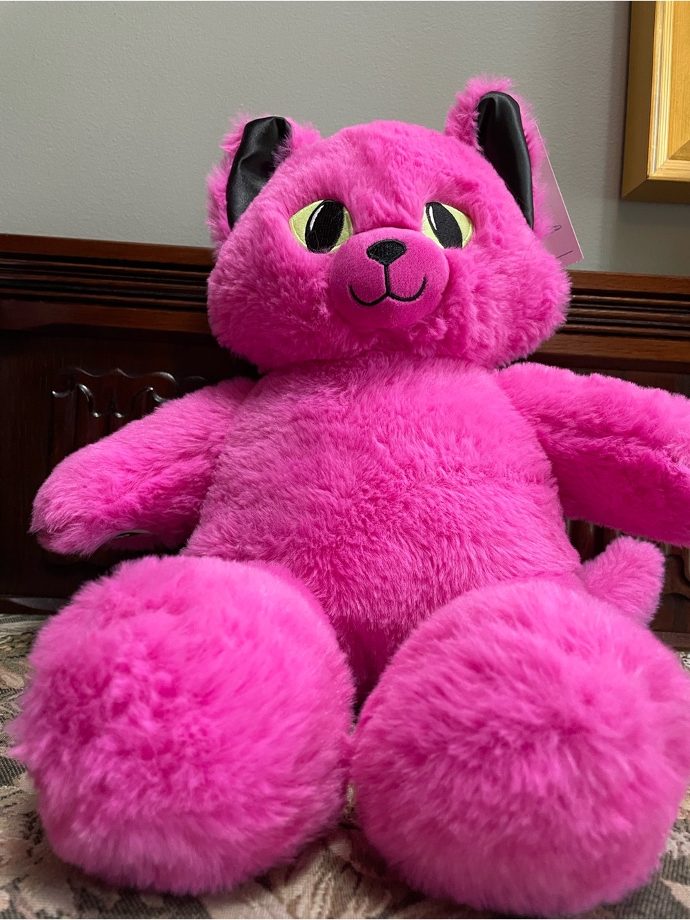 Build-A-Bear Midnight Glow Hot Pink Kitty Cat Plush. NWT. - Picture 3 of 11